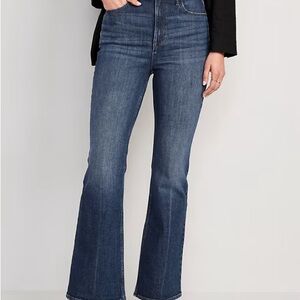 Old Navy Extra High Waist Classic Blue Women's Jeans size 6 petite